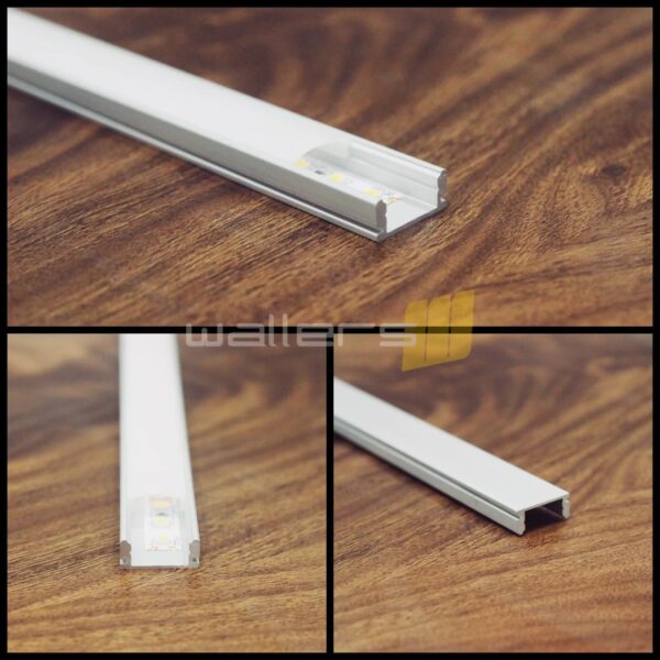 17 MM (0.75 INCHES) U SHAPE LINEAR PROFILE LIGHT | 10 FEET LENGTH