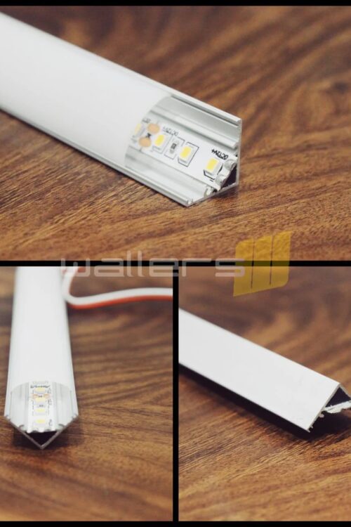 16MM (0.75 INCHES) V SHAPE LINEAR PROFILE LIGHT | 10 FEET LENGTH