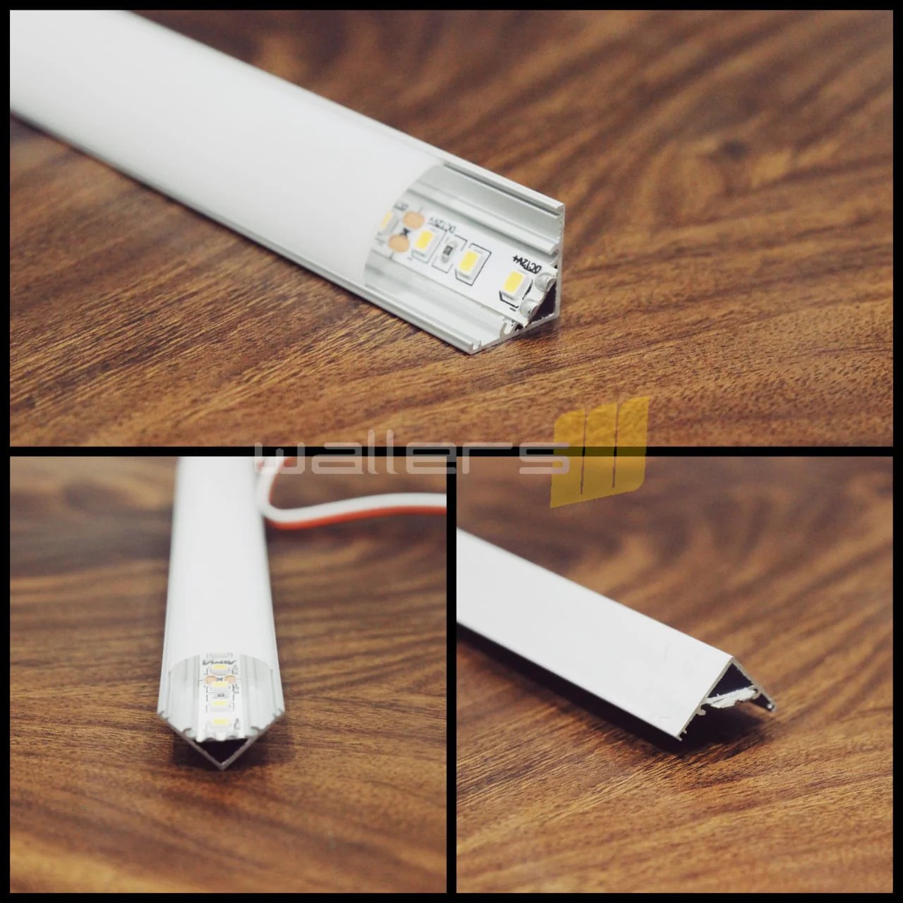 16MM (0.75 INCHES) V SHAPE LINEAR PROFILE LIGHT | 10 FEET LENGTH